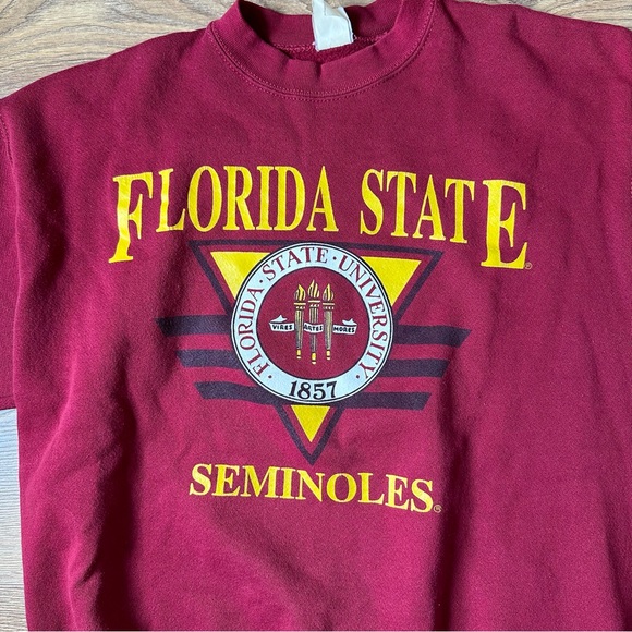 Vintage Florida State University Seminoles Sweatshirt - Picture 2 of 6